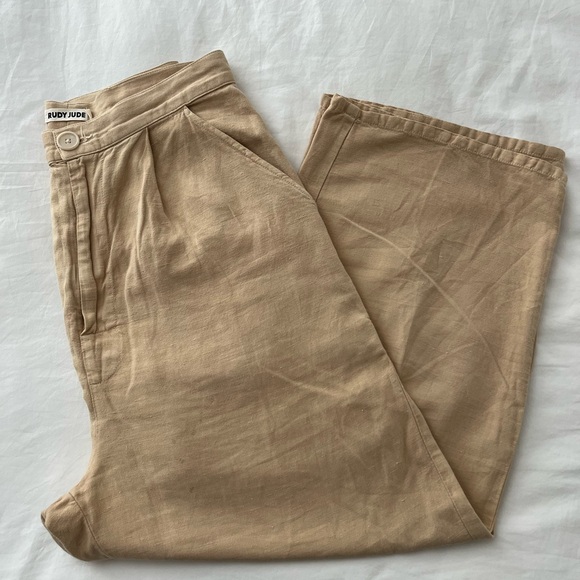 Rudy Jude Pants - Rudy Jude Flax Trousers in Sand